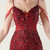 In Stock:Ship in 48 Hours Splendid Burgundy Sequins Beading Party Dress