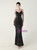 In Stock:Ship in 48 Hours Flattering Black Sequins Beading Party Dress