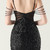 In Stock:Ship in 48 Hours Flattering Black Sequins Beading Party Dress