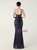 In Stock:Ship in 48 Hours Plain Navy Blue Sequins Beading Party Dress