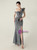 In Stock:Ship in 48 Hours Gray Mermaid Sequins Split One Shoulder Party Dress