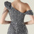 In Stock:Ship in 48 Hours Gray Mermaid Sequins Split One Shoulder Party Dress