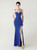 In Stock:Ship in 48 Hours Royal Blue Mermaid Straps Beading Party Dress