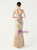 In Stock:Ship in 48 Hours Cheap Gold Mermaid Sequins Beading Party Dress