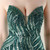 In Stock:Ship in 48 Hours Princess Green Mermaid Sequins Beading Party Dress