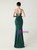 In Stock:Ship in 48 Hours Green Mermaid Sequins Pearls Party Dress