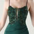 In Stock:Ship in 48 Hours Green Mermaid Sequins Pearls Party Dress