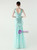 In Stock:Ship in 48 Hours Mint Green V-neck Sequins Tulle Party Dress