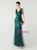 In Stock:Ship in 48 Hours Dark Green V-neck Sequins Tulle Party Dress
