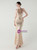 In Stock:Ship in 48 Hours Unique Gold Sequins Halter Beading Party Dress