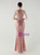 In Stock:Ship in 48 Hours Pretty Pink Sequins Halter Beading Party Dress