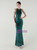 In Stock:Ship in 48 Hours Green Sequins Halter Beading Party Dress
