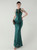 In Stock:Ship in 48 Hours Green Sequins Halter Beading Party Dress