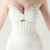In Stock:Ship in 48 Hours White Mermaid Straps Pleats Beading Party Dress