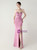 In Stock:Ship in 48 Hours Purple Mermaid Straps Pleats Beading Party Dress