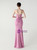 In Stock:Ship in 48 Hours Lavender Mermaid Straps Pleats Party Dress