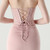 In Stock:Ship in 48 Hours Wonderful Pink Mermaid Straps Pleats Party Dress
