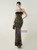 In Stock:Ship in 48 Hours Colorful Black Feather Sequins Party Dress