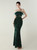 In Stock:Ship in 48 Hours Green Feather Sequins Party Dress