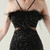 In Stock:Ship in 48 Hours Black Feather Sequins Party Dress