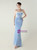In Stock:Ship in 48 Hours Sky Blue Feather Sequins Party Dress