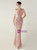 In Stock:Ship in 48 Hours Pink Feather Sequins Party Dress