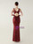 In Stock:Ship in 48 Hours Romantic Burgundy Mermaid Sequins Beading Party Dress