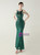 In Stock:Ship in 48 Hours Graceful Green Mermaid Sequins Beading Party Dress