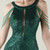 In Stock:Ship in 48 Hours Graceful Green Mermaid Sequins Beading Party Dress