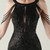 In Stock:Ship in 48 Hours Fashion Black Mermaid Sequins Beading Party Dress