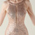 In Stock:Ship in 48 Hours Romance Gold Mermaid Sequins Beading Party Dress