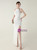 In Stock:Ship in 48 Hours Sexy White Sequins Halter Beading Party Dress