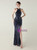 In Stock:Ship in 48 Hours Navy Blue Halter Backless Sequins Beading Party Dress