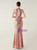 In Stock:Ship in 48 Hours Pink Halter Backless Sequins Beading Party Dress