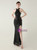 In Stock:Ship in 48 Hours Black Halter Backless Sequins Beading Party Dress