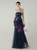 In Stock:Ship in 48 Hours Fairy Tale Navy Blue Sequins Strapless Party Dress