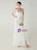 In Stock:Ship in 48 Hours White Sequins Strapless Party Dress