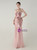 In Stock:Ship in 48 Hours Fashionable Pink Sequins Strapless Party Dress