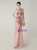 In Stock:Ship in 48 Hours Fashionable Pink Sequins Strapless Party Dress