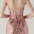 In Stock:Ship in 48 Hours Fashionable Pink Sequins Strapless Party Dress