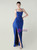 In Stock:Ship in 48 Hours Royal Blue Spaghetti Straps Party Dress