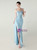 In Stock:Ship in 48 Hours Sky Blue Spaghetti Straps Party Dress