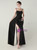 In Stock:Ship in 48 Hours High quality Black Spaghetti Straps Party Dress