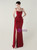 In Stock:Ship in 48 Hours Popular Burgundy Spaghetti Straps Party Dress