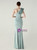 In Stock:Ship in 48 Hours Lake Green One Shoulder Feather Party Dress