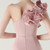 In Stock:Ship in 48 Hours Sexy Pink One Shoulder Feather Party Dress