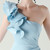 In Stock:Ship in 48 Hours Exciting Sky Blue One Shoulder Split Party Dress