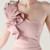 In Stock:Ship in 48 Hours Dazzling Pink One Shoulder Split Party Dress