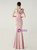 In Stock:Ship in 48 Hours Dazzling Pink One Shoulder Split Party Dress