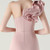 In Stock:Ship in 48 Hours Dazzling Pink One Shoulder Split Party Dress